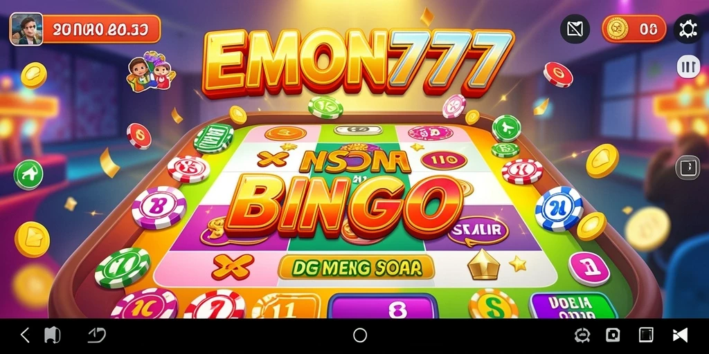 Tampilan gameplay seru dan interaktif di EMON777 yang menggugah semangat Bingo.