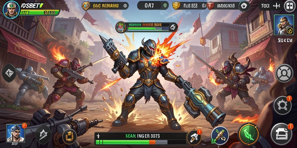 Gambaran gameplay strategi yang intens dalam IOSBET.