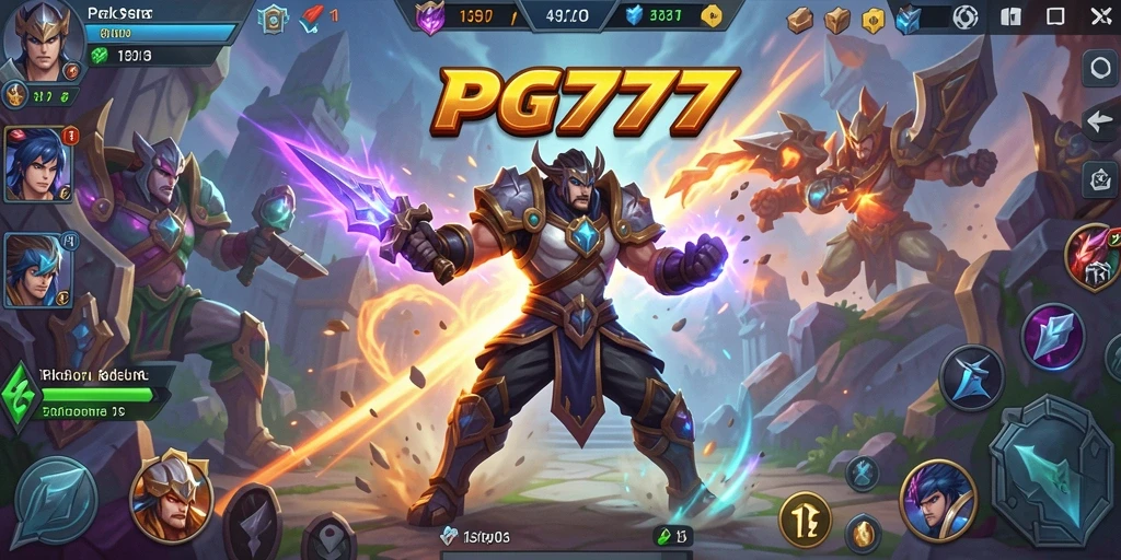 Tampilan seru gameplay MOBA di PG777 yang menegangkan.